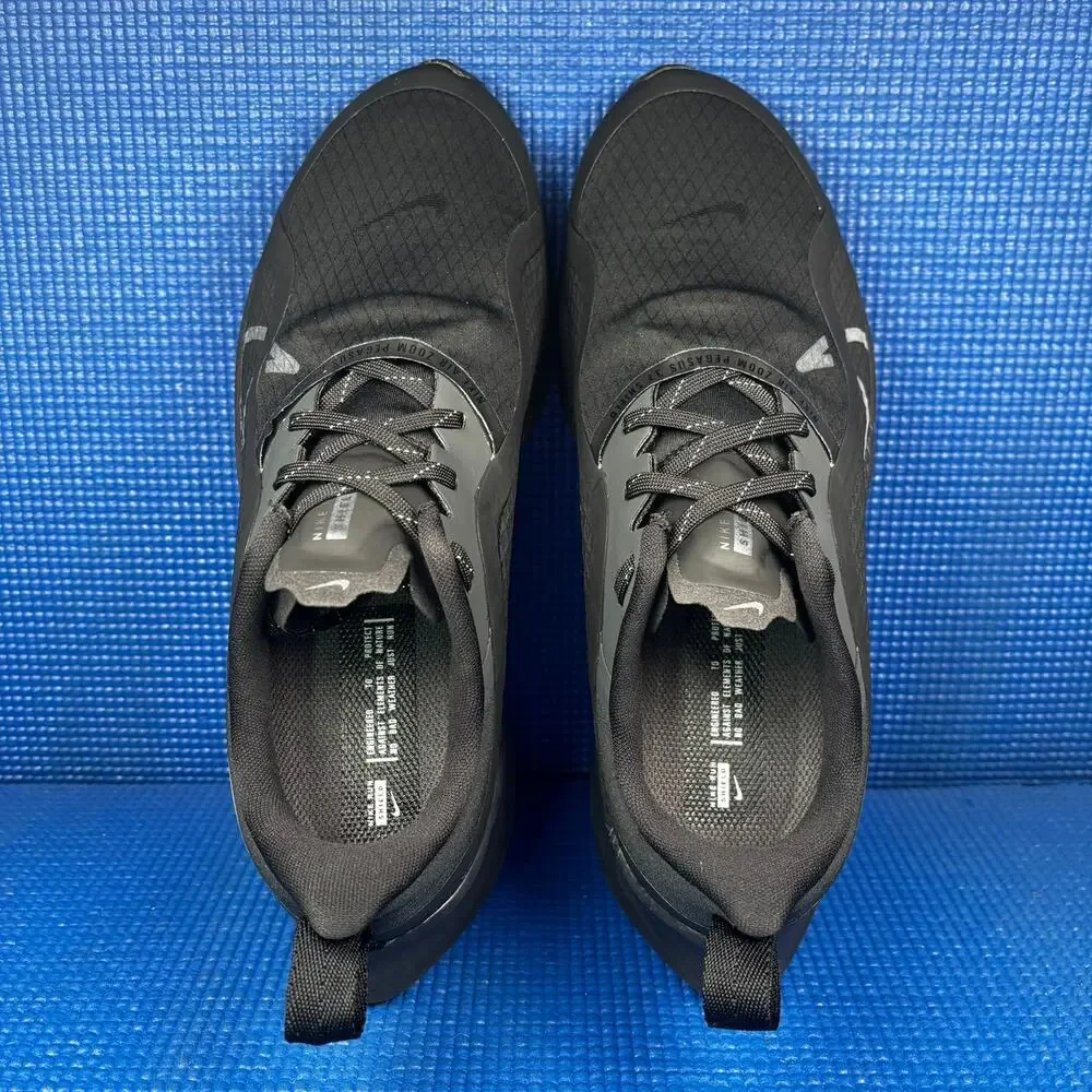 🔴 Nike Air Pegasus 37 Shield Women`s Size 8.5 Black Athletic Shoes CQ8639-001 - Picture 6 of 8